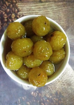 A picture of Amla ka Murraba.