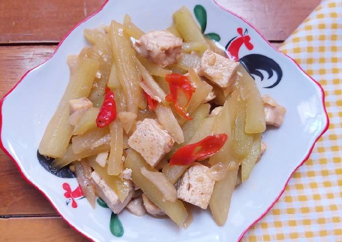 Resep Tumis Labu Siam Tempe Tahu Oleh Keinara Fr Cookpad