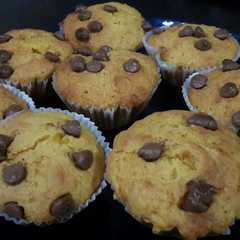 Pumpkin (labu kuning) muffin রেসিপির প্রধান ছবি