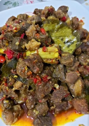 Foto resep Daging oseng mercon