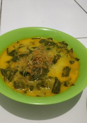 Foto resep Sayur kuning daun singkong