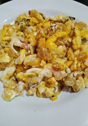 Foto resep Telur Orak Arik pedas