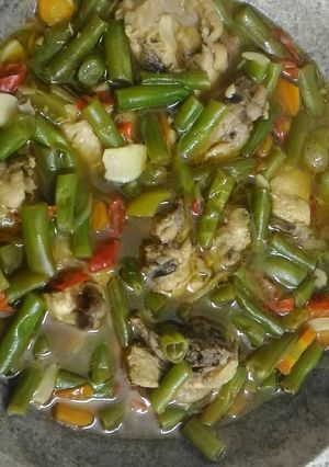 Foto resep Asem asem Buncis Ayam