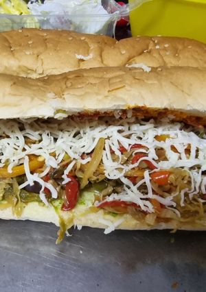 A picture of Vegetable Hot dog.