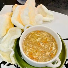 A picture of Hot and Sour Soup🍵.