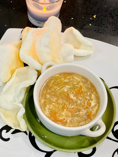 A picture of Hot and Sour Soup🍵.