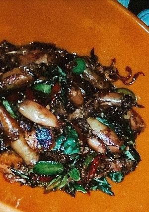 Foto resep Tumis Cumi asin pete
