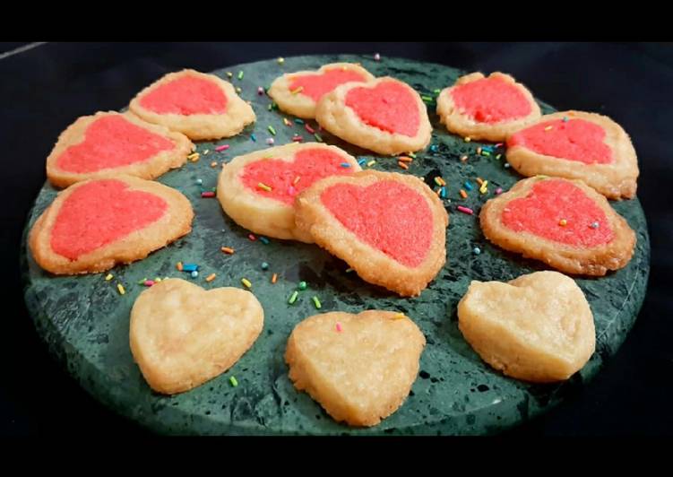 Simple Way to Make Any-night-of-the-week Vanilla Heart cookies