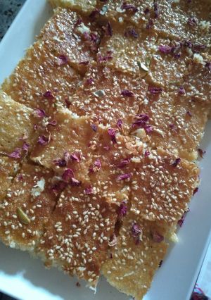 صورة لوصفة بسبوسة بالروب