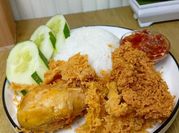 Gambar ayam goreng rempah kunyit bubuk