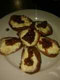 Cascos de guayaba con queso crema