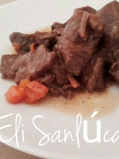 Una foto de Carrillada de ternera tradicional