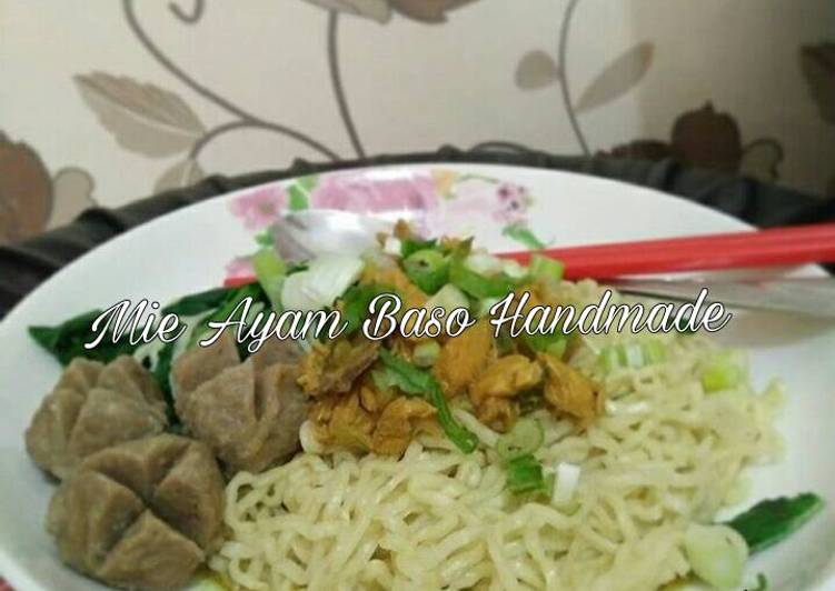 Resep Mie Ayam Baso Handmade, Menggugah Selera