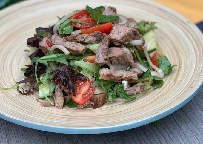Thai Beef Salad (ยำเนื้อย่าง) Recipe