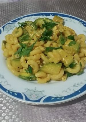 Une photo de Macaronis Crémeux aux Courgettes 🥒🍝