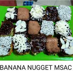Banana nugget very Low carb (no tepung) Cemilan diet. রেসিপির প্রধান ছবি