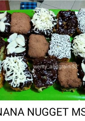 Foto resep Banana nugget very Low carb (no tepung) Cemilan diet.