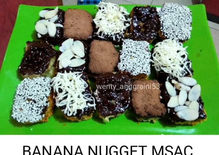 Resep Banana nugget very Low carb (no tepung) Cemilan diet. yang Bisa Manjain Lidah