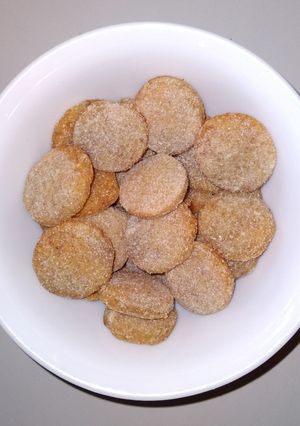 Una foto de Galletas Veganas de Harina Pan y Plátano🌽🍌🍪🍌🌽