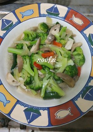 Foto resep Cah brokoli jamur kancing