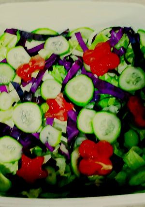 عکسی از دستور سالاد کاهو 💚🥗
