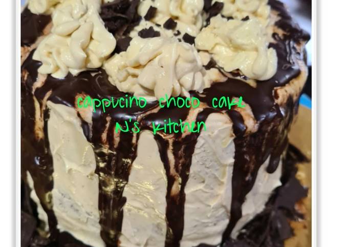 Resep Cappucino chocolate cake