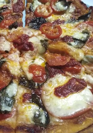 A picture of Perfect Margherita Pizza (makes 2).