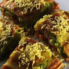 A picture of Paneer sandwich.