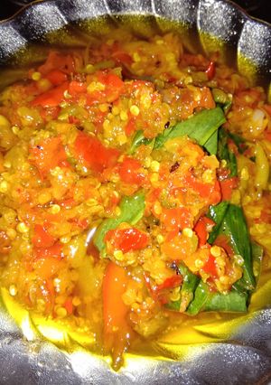 Foto resep Sambal Bajak Daun Kunyit