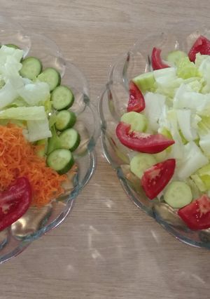 عکسی از دستور سالاد تازه