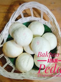 Foto resep Bakpao isi ayam pedas