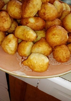 Puf puf with coconut ainihin hoton girkin