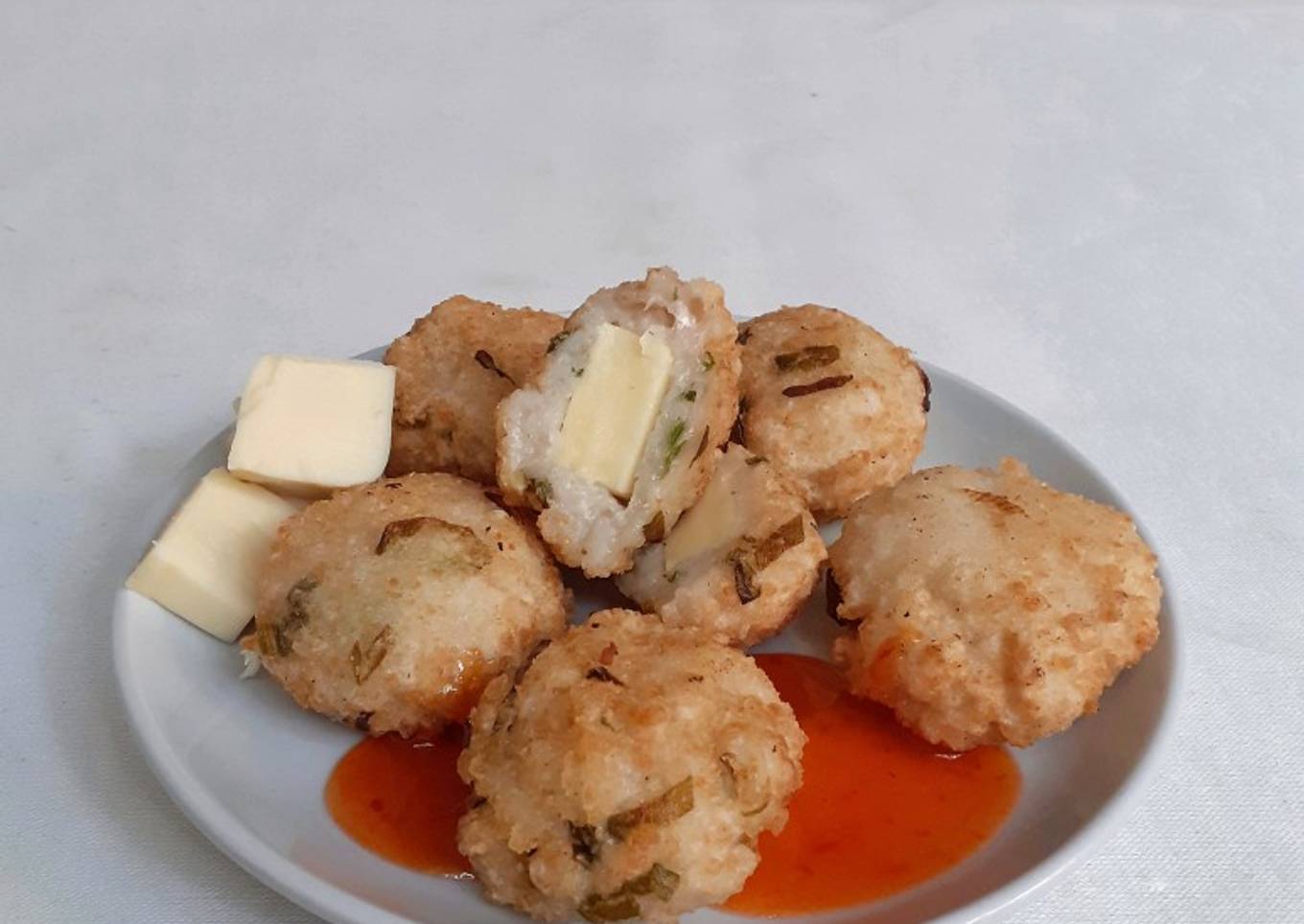Cireng Nasi Isi Keju (Praktis Banget)