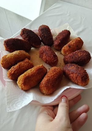 Una foto de Croquetas de chorizo