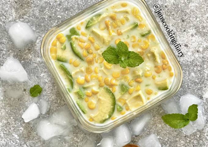 Easiest Way to Make Ultimate Avocado Corn Ice