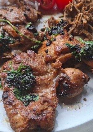 Foto resep Paha / Dada Ayam Ketumbar Goreng Teflon, cepat & mudah