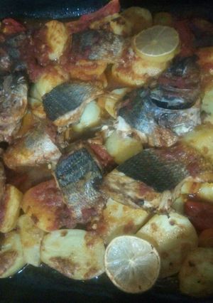 Une photo de Tajine des poissons au four