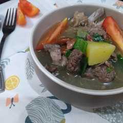 รูปของ Sup kambing kacang merah