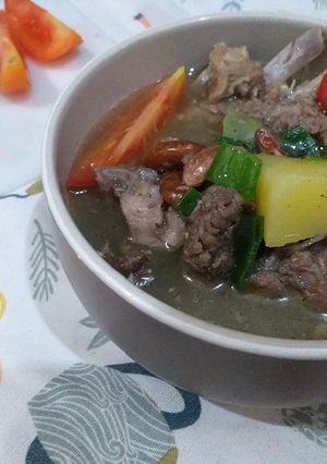 Foto resep Sup kambing kacang merah