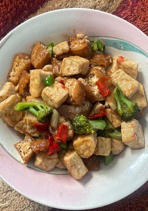 Foto resep Tumis Brokoli Tahu Saus Tiram