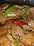 Tumis Jamur Tiram dan Tahu Goreng