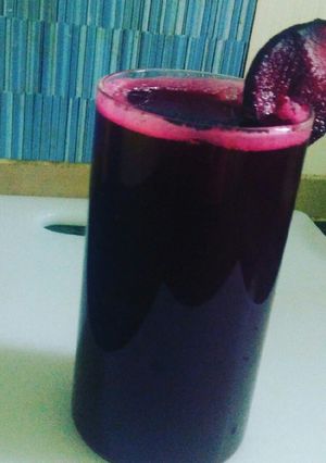A picture of Beetroot juice.