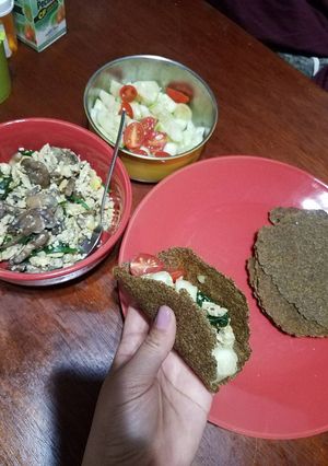 Una foto de Tortas o tortillas de linaza