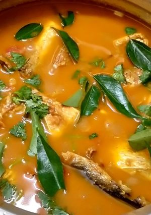 {சங்கரா மீன் குழம்பு} செய்முறை முக்கிய புகைப்படம்