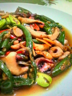 Foto resep 23. Cumi/Sotong Pete Lombok Ijo
