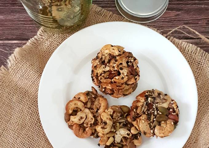 Resep Healthy mix nut cookies Anti Gagal