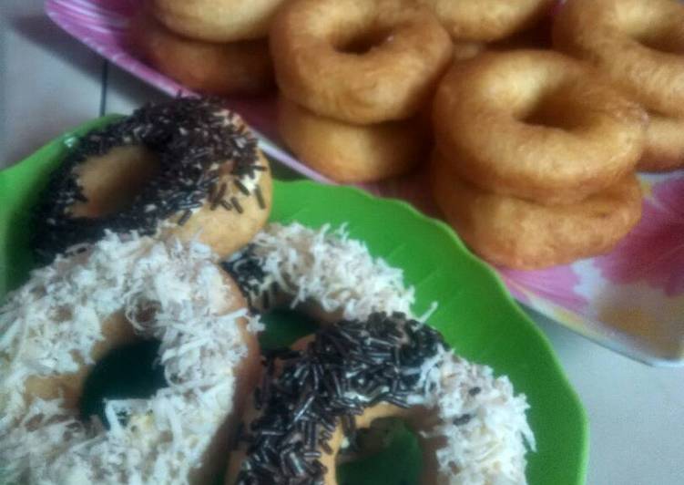 Donat kentang coklat keju😋😋😁