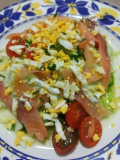 Una foto de Spaghetti de calabacín con salsa de aguacate