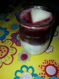 Yogur de stracciatella con fruta