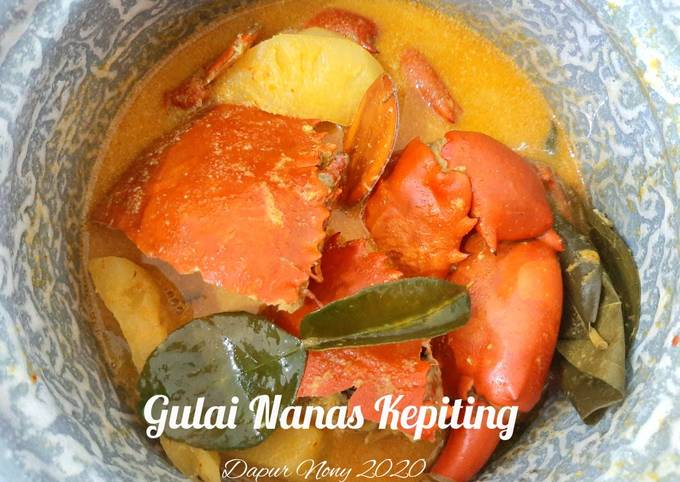 Standar Resep bikin Gulai Nanas🍍 Kepiting 🦀 yang gurih